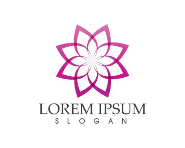 Vektör yeşil doğa logosu ve sembol bırakıyor