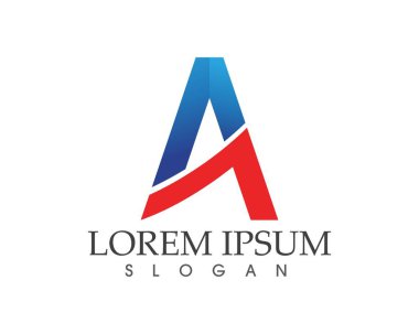 Bir Harf Logosu İş Şablonu Vektör simgesi