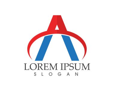 Bir Harf Logosu İş Şablonu Vektör simgesi