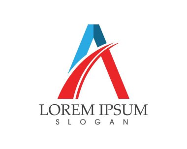 Bir Harf Logosu İş Şablonu Vektör simgesi