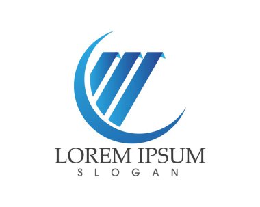 İş Finans logo ve sembolleri kavramı Illustrator vektör