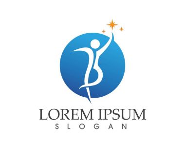 Sağlık başarısı insanlar logoyu ve sembolleri önemser