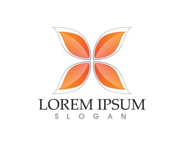 yaprak yeşil doğa logo ve sembol şablon vektör 