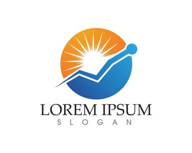 Güneş logosu ve sembolleri yıldız simgesi ağ taşıyıcısı -