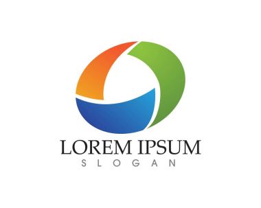 Mektup C Logo şablonu tasarlamak vektör simgeler app