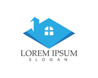 Ev ve Binalar logo simgeler şablon app vektör