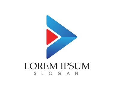 Müzik ve medya oyuncular logo sembolleri şablon simgeler app