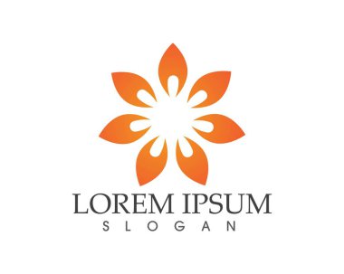 yaprak yeşil doğa logo ve sembol şablon vektör 