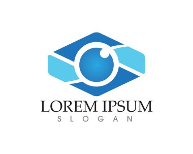 Göz bakım logosu ve semboller şablon vektör simgeleri uygulaması