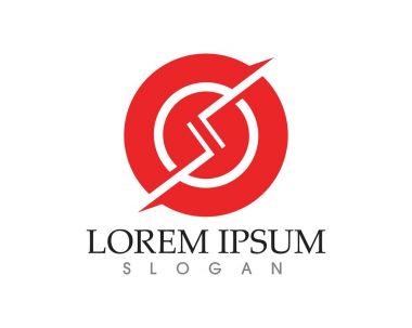 Vektör - Vektör yıldırım simgesi logo ve sembolleri