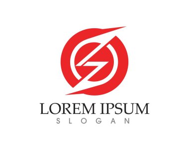 Vektör - Vektör yıldırım simgesi logo ve sembolleri