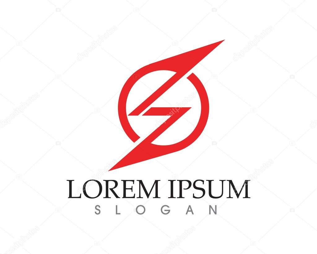 Vector - Vector lightning icon logo and symbol