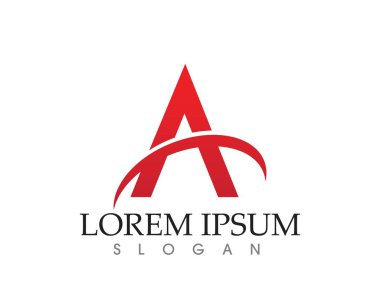 Bir Harf Logosu İş Şablonu Vektör simgesi