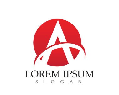 Bir Harf Logosu İş Şablonu Vektör simgesi