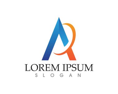 Bir Harf Logosu İş Şablonu Vektör simgesi