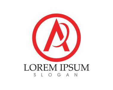 Bir Harf Logosu İş Şablonu Vektör simgesi