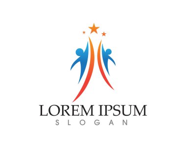 Sağlık başarısı insanlar logoyu ve sembolleri önemser