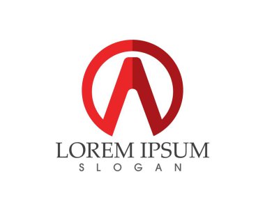 Emlak ve ev binaları logo simgeleri şablonu