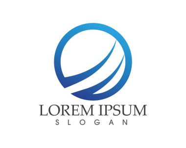 Dalgalar plaj logosu ve semboller simge uygulaması