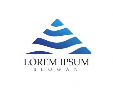 Su doğa logo ve sembolleri şablon simgeler app