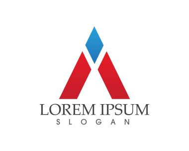 Bir Harf Logosu İş Şablonu Vektör simgesi