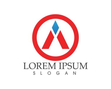 Bir Harf Logosu İş Şablonu Vektör simgesi