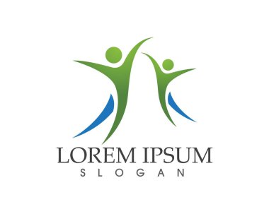 Sağlık başarısı insanlar logoyu ve sembolleri önemser