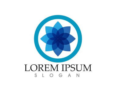 yaprak yeşil doğa logo ve sembol şablon vektör 