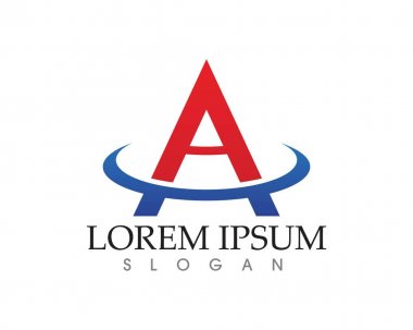 Bir Harf Logosu İş Şablonu Vektör simgesi