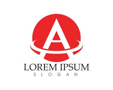 Bir Harf Logosu İş Şablonu Vektör simgesi