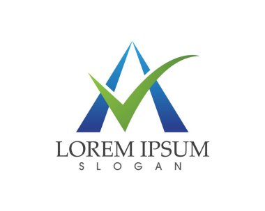 Bir Harf Logosu İş Şablonu Vektör simgesi