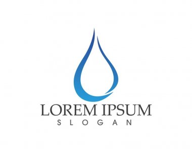 Su doğa logo ve sembolleri şablon simgeler app