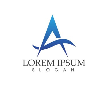 Bir Harf Logosu İş Şablonu Vektör simgesi