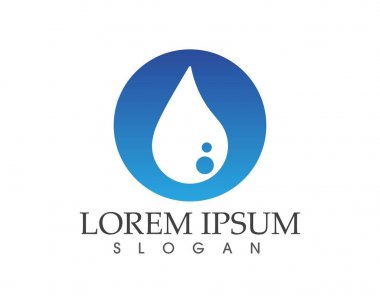 Su doğa logo ve sembolleri şablon simgeler app