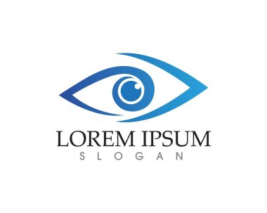 Göz bakım logosu ve semboller şablon vektör simgeleri uygulaması
