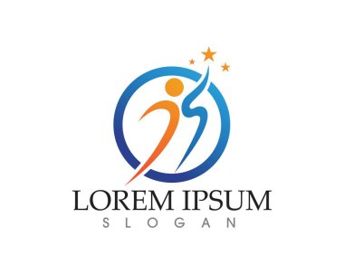 Sağlık başarısı insanlar logoyu ve sembolleri önemser