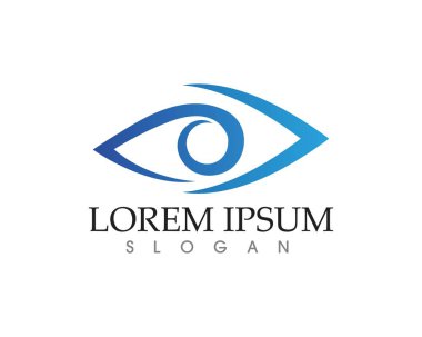 Göz bakım logosu ve semboller şablon vektör simgeleri uygulaması