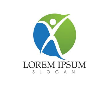 Sağlık başarısı insanlar logoyu ve sembolleri önemser