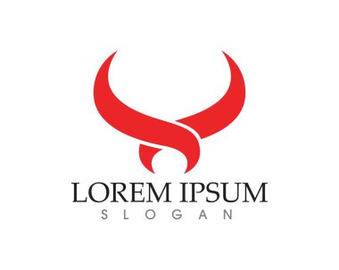 Boğa boynuzu logosu ve semboller simge uygulaması