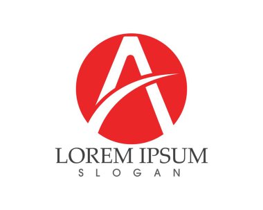 Bir Harf Logosu İş Şablonu Vektör simgesi