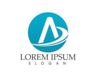 Bir Harf Logosu İş Şablonu Vektör simgesi