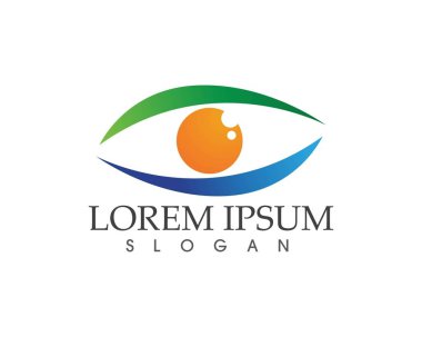 Göz bakım logosu ve semboller şablon vektör simgeleri uygulaması