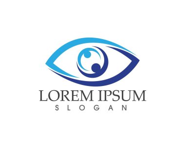 Göz bakım logosu ve semboller şablon vektör simgeleri uygulaması