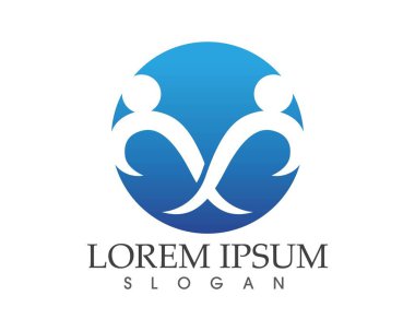 Sağlık başarısı insanlar logoyu ve sembolleri önemser