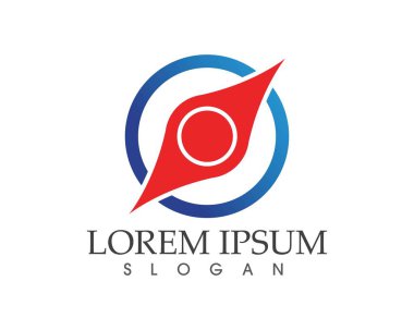 Vektör - Pusula işaretleri ve simgeler logosu