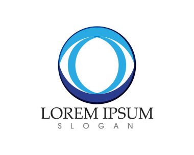 C Harfi Logo Şablon Tasarım Vektörü