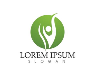 İnsanlar başarıyı önemser sağlık logosu simgeleri