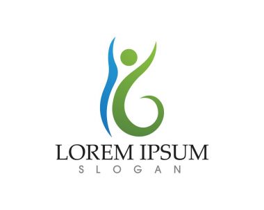 Sağlık başarısı insanlar logoyu ve sembolleri önemser