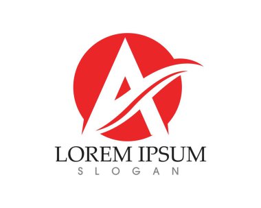 Bir Harf Logosu İş Şablonu Vektör simgesi