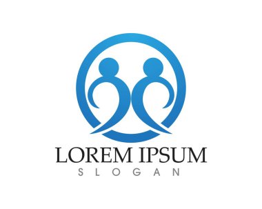 Sağlık başarısı insanlar logoyu ve sembolleri önemser